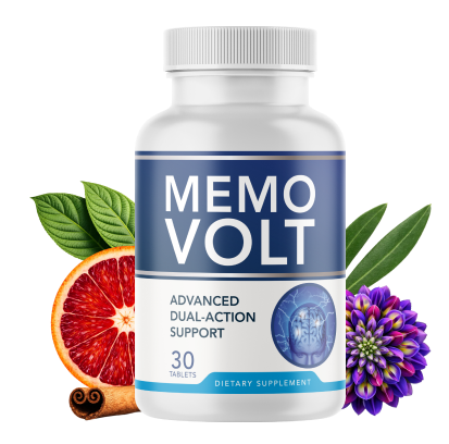 MemoVolt premium natural daily cognitive wellness formula for memory focus mental clarity healthy brain function and everyday mental performance